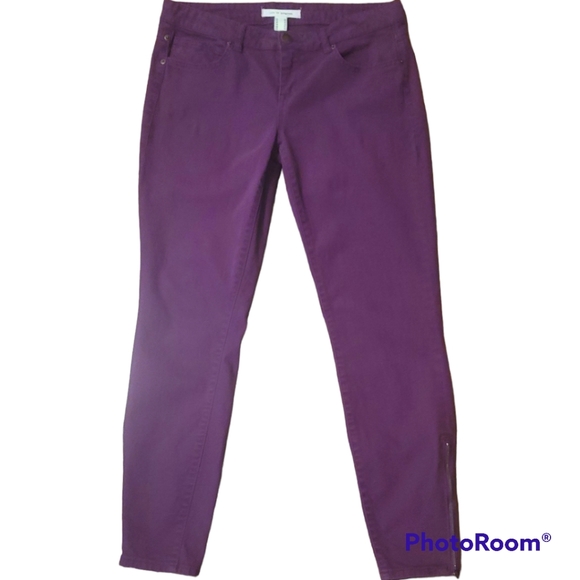 Purple Skinny Jeans - Picture 2 of 13